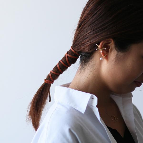 yum. （ヤム） / k18 ゴールド スター ミニ イヤーカフ パール付き / Ec-07a-1...