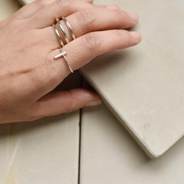 UNKNOWN. (アンノウン) / silver925 U058 ROD リング - シルバー レ...