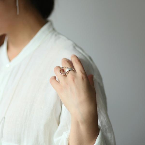 siki (シキ) / SK-R44-K10YG-SV / silver k10 バイカラーリンクリ...