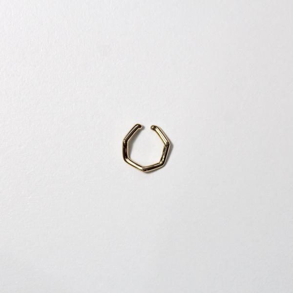 siki (シキ) / NNK-EC01S-SVGP / 七角形イヤーカフ - ゴールド S