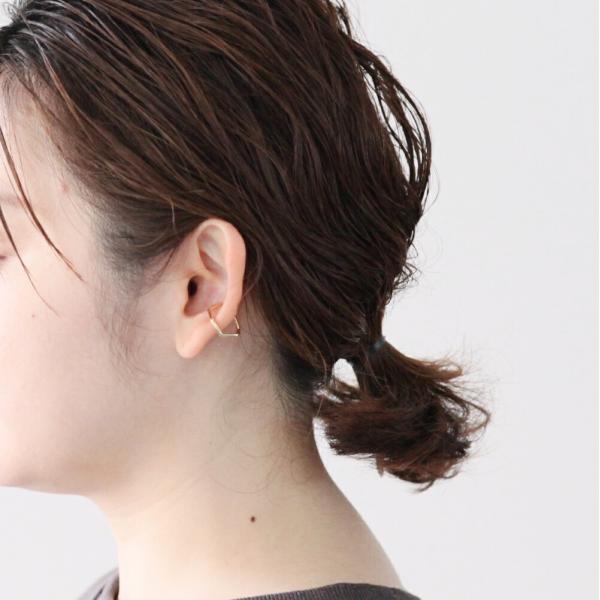 siki (シキ) / NNK-EC01M-SVGP / 七角形イヤーカフ - ゴールド M