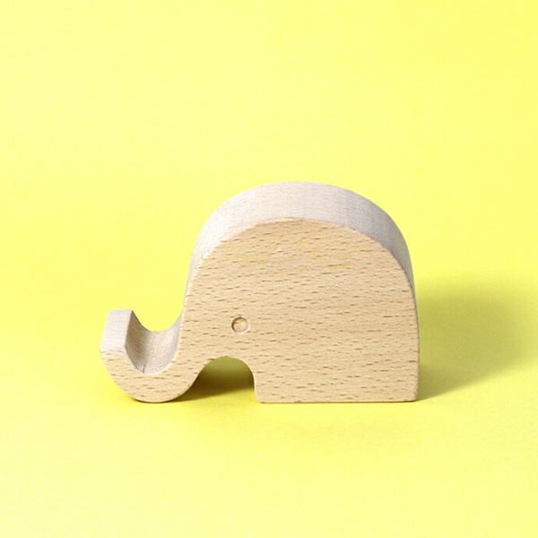 KIKKERLAND（キッカーランド）Beechwood Phone Stand - Elephan...