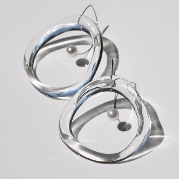 Iria Ashimine（イリア アシミネ） / CIRCLE' Transparent ピアス ...