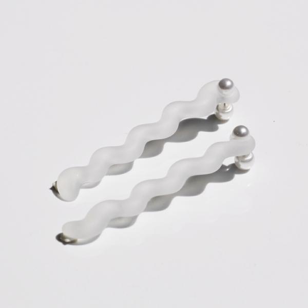 Iria Ashimine（イリア アシミネ） / Snake long ピアス - MATTE レ...