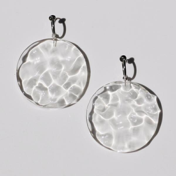 Iria Ashimine（イリア アシミネ） / Ocean イヤリング - CLEAR レディー...