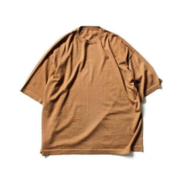 crepuscule クレプスキュール 2003-008 Cashmere t-sh - Camel...