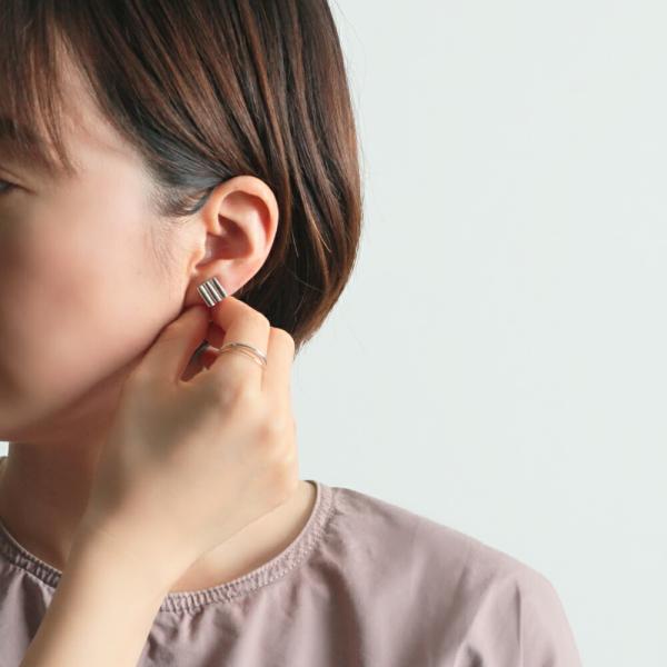 siki (シキ) / NMI-E01-SV silver ナミイタイヤリング スクエア シルバー