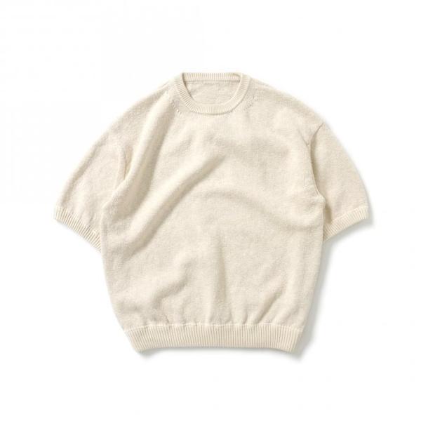 crepuscule クレプスキュール 2101-004 GARMENT DYE S/S - Nat...