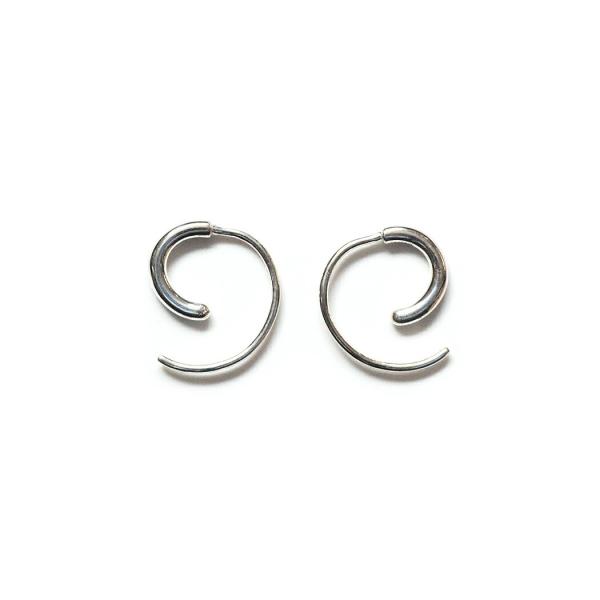 UNKNOWN. / U351 ROLL ロール ピアス - シルバー （両耳タイプ） レディース ...