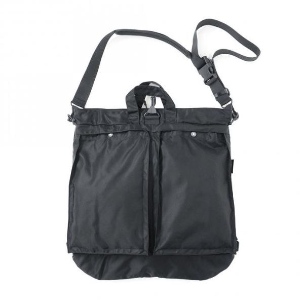 bagjack / メンズ バッグ 黒 メッセンジャーバッグ ショルダー 3way Helmet B...