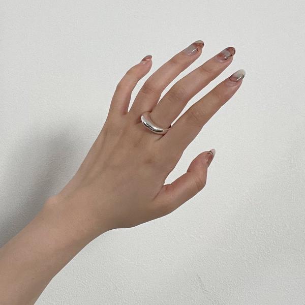 BYOKA（ビョーカ）/ R0901 CRESCENT RING リング - シルバー