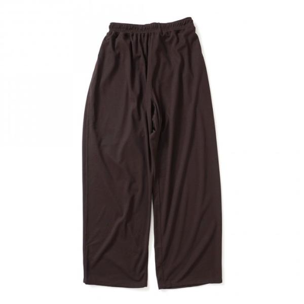 SMOKE T ONE / Dry Pique Pants ドライ鹿の子パンツ - Brown