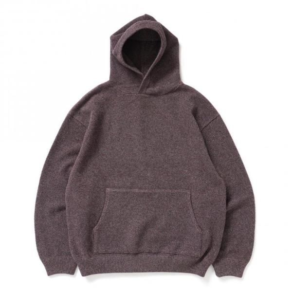 crepuscule クレプスキュール 2103-004 Moss stitch hoodie - ...