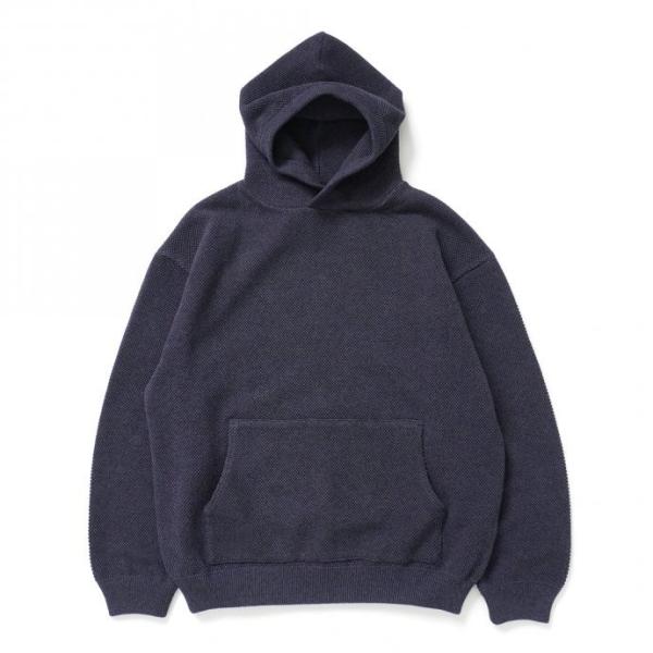 crepuscule クレプスキュール 2103-004 Moss stitch hoodie - ...