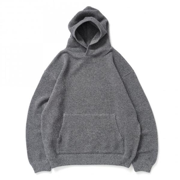 crepuscule クレプスキュール 2103-004 Moss stitch hoodie - ...