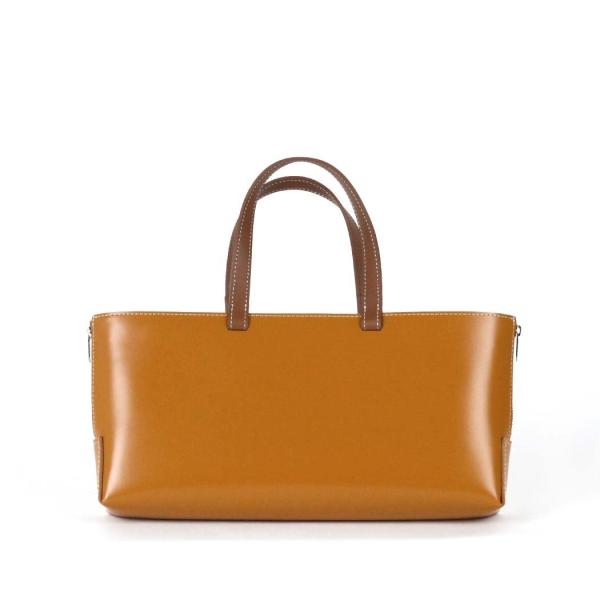 PIENI (ピエニ) YOKO mikro トートバッグ KARAMELLI (キャラメル×ブラウ...