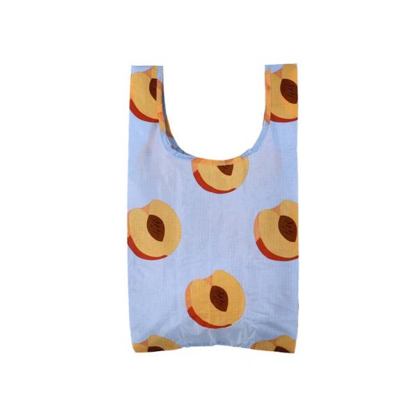 BAGGU (バグゥ) BABY エコバッグ 100%リサイクルナイロン ピーチ ショッピングバッグ...