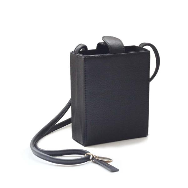 mnoi（ムノイ） / Box bag -black-  ボックス ショルダーバッグ -ブラック