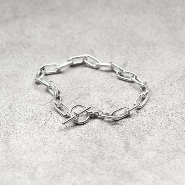 BYOKA (ビョーカ) W0401 CLASSIC CHAIN BREACELET - シルバー ...