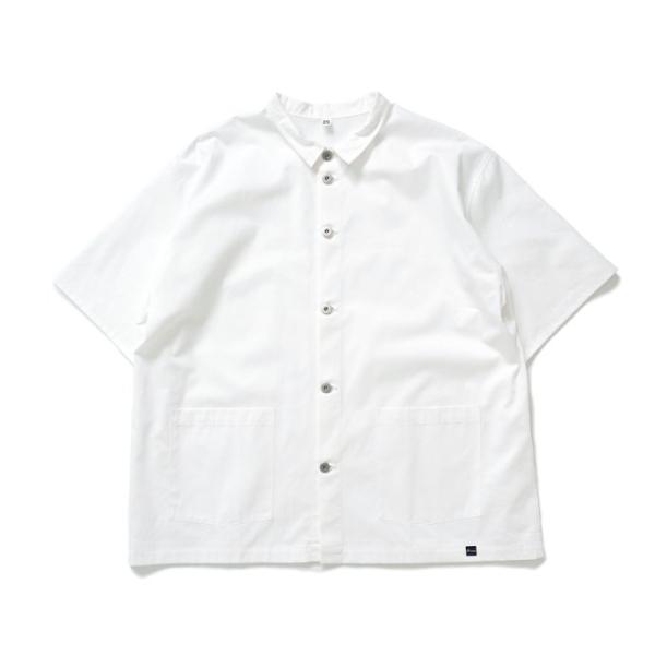 DG THE DRY GOODS / DG CHORE SHIRTS S/S 半袖ワークシャツ ホワ...
