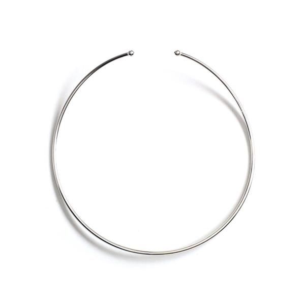 sinc (シンク) / シルバー ラウンド パイプ チョーカー 2.5mm ネックレス レディース...