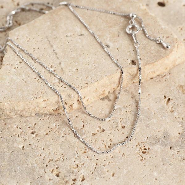 sinc (シンク) ベネチアン チェーン ネックレス - シルバー VENETIAN 45cm レ...