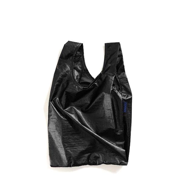 BAGGU バグー メタリック BABY エコバッグ 100%リサイクルナイロン メタリック ブラッ...