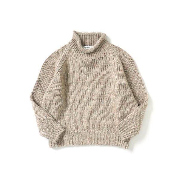 reverve リバーブ / RV22W005 Raglan Rollneck PO - Beige...