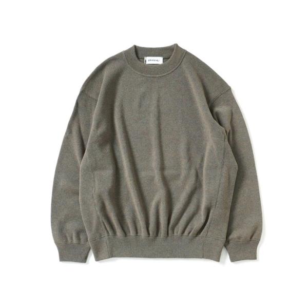 reverve リバーブ / RV22W006 Wool Sweat Crewneck - Khak...