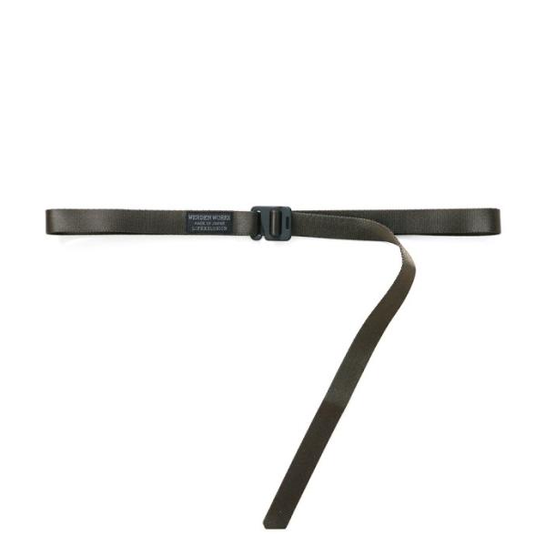 WERDENWORKS（ヴェアデンワークス） / NARROW BELT - オリーブ ナローベルト...