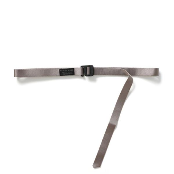 WERDENWORKS（ヴェアデンワークス） / NARROW BELT - グレージュ ナローベル...