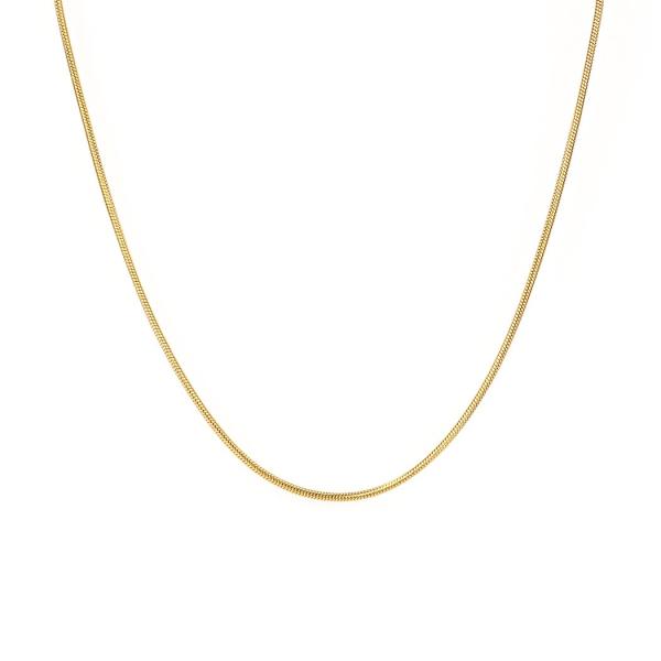 sinc (シンク) / スネークチェーン ネックレス 2mm幅 ラウンド スネーク チェーン 長さ...