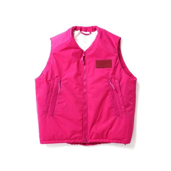 O-（オー）/ SLEEPY VEST 23W-06 - Magenta レイチョウルイラボ マゼン...