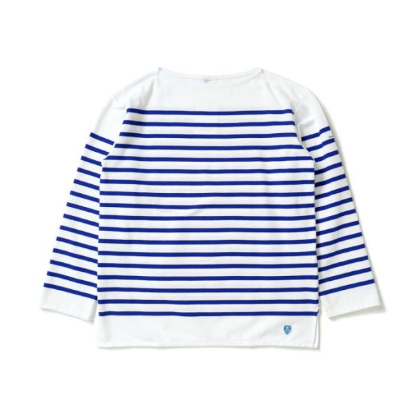 ORCIVAL オーシバル / ラッセルフレンチセーラーTシャツ - White/Bleu ホワイト...