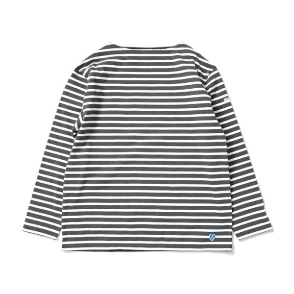 オーシバル ORCIVAL オーバーサイズ コットンロード フレンチ バスク シャツ AGATE x...