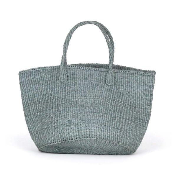 サイザル カゴバッグ ラウンド M K1104-12 ブルーグレー A4 レディース カゴバッグ 1...