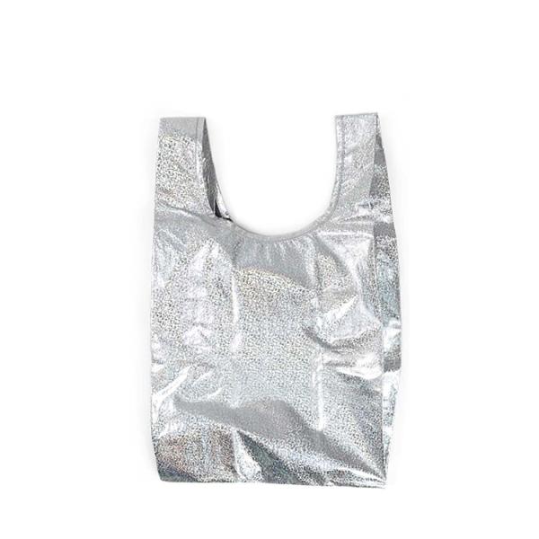 BAGGU バグー エコバッグ BABY リサイクル ナイロン メタリック ホログラム (日本限定モ...