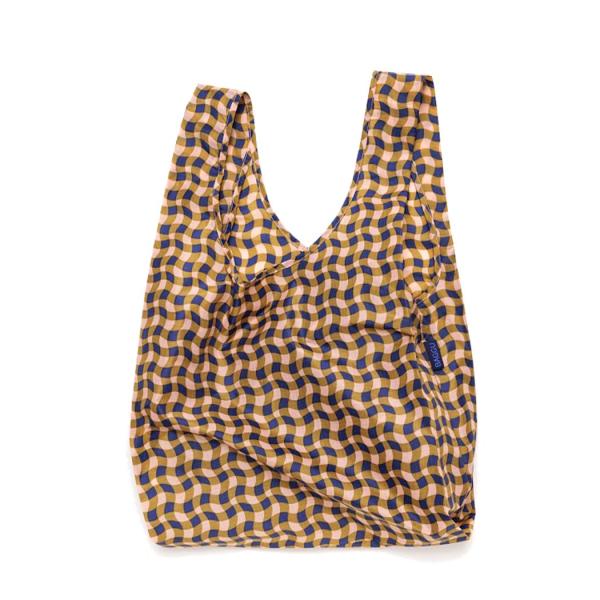 BAGGU バグー エコバッグ  ウェービーギンガムピーチ100%リサイクルナイロン STANDAR...