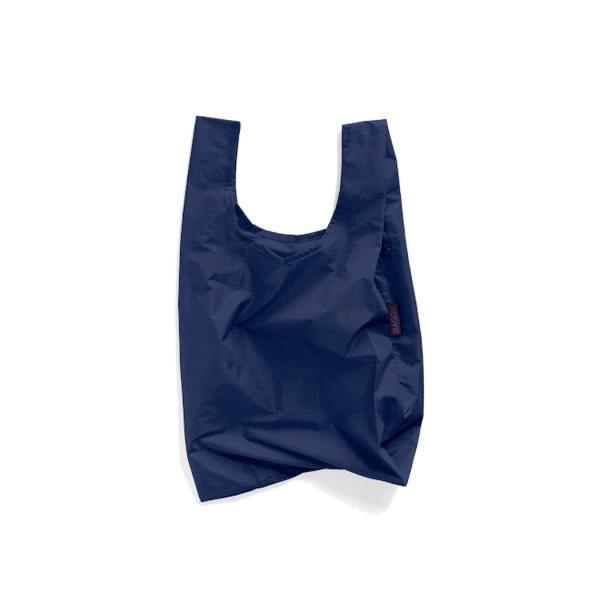 BAGGU バグー エコバッグ  ネイビー100%リサイクルナイロン BABY 無地 ベビー 洗濯可...