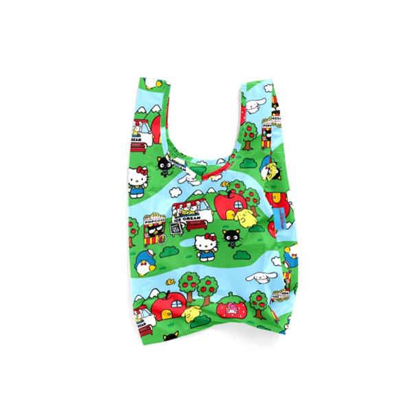 BAGGU バグー エコバッグ  ハローキティ＆フレンズ ライトブルー 100%リサイクルナイロン ...