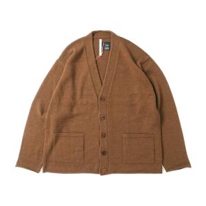 UNITED TOKYO カーディガン ダブルメッシュ ペーパーヤーン