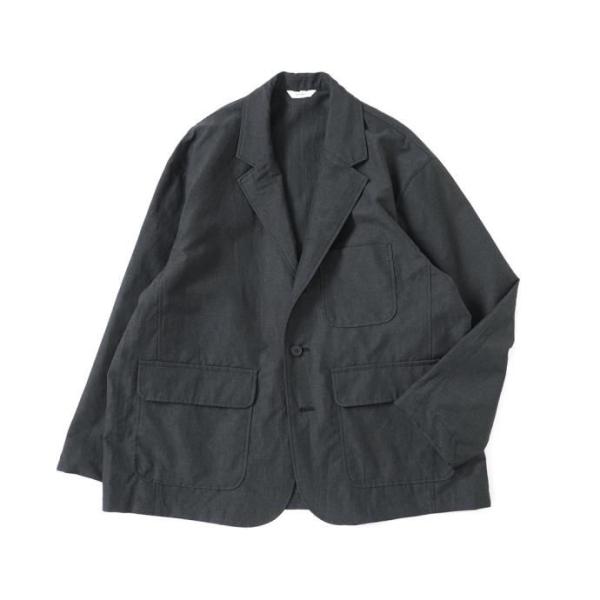 kontor / 3B UNSTRUCTURED JACKET - CHARCOAL 3ボタンジャケ...