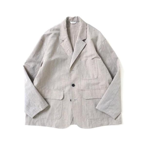 kontor / 3B UNSTRUCTURED JACKET - TAUPE 3ボタンジャケット ...