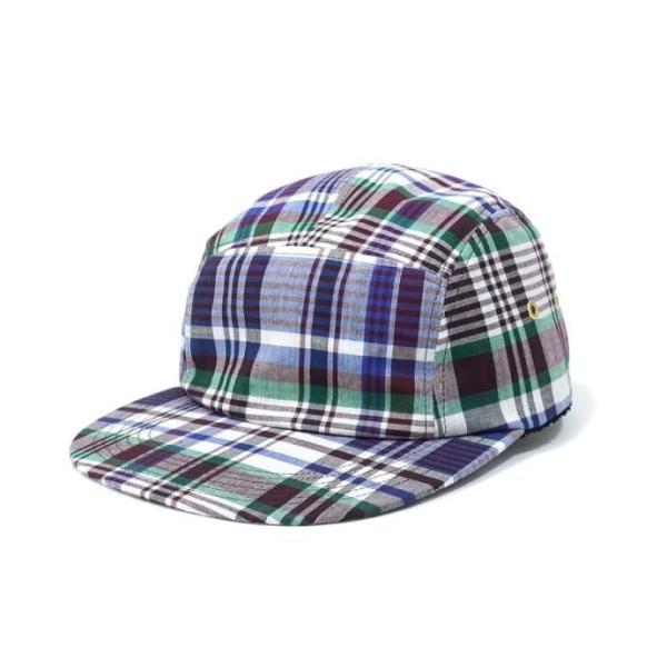 Trad Marks / Basic Jet Cap Madras Check - Burgundy...