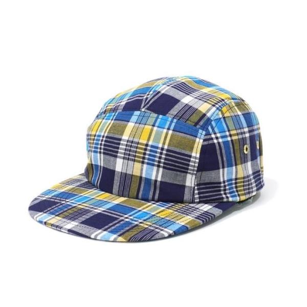 Trad Marks / Basic Jet Cap Madras Check - Navy/Yel...