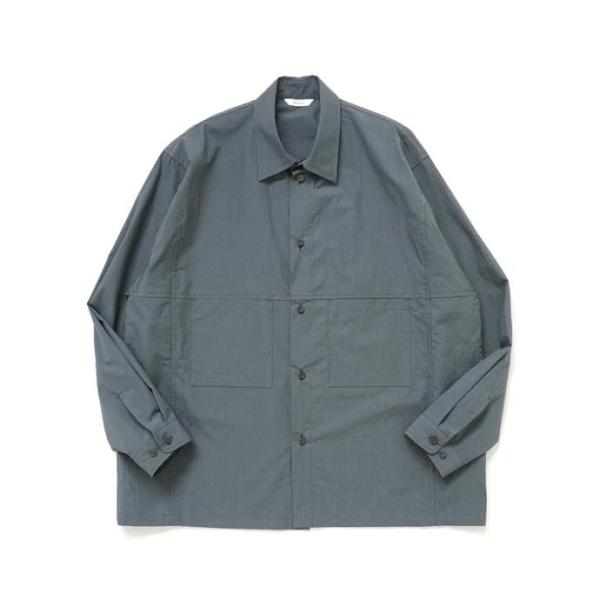 kontor / LS PANEL SHIRT - GREY パネルシャツ KON-SH05241 ...