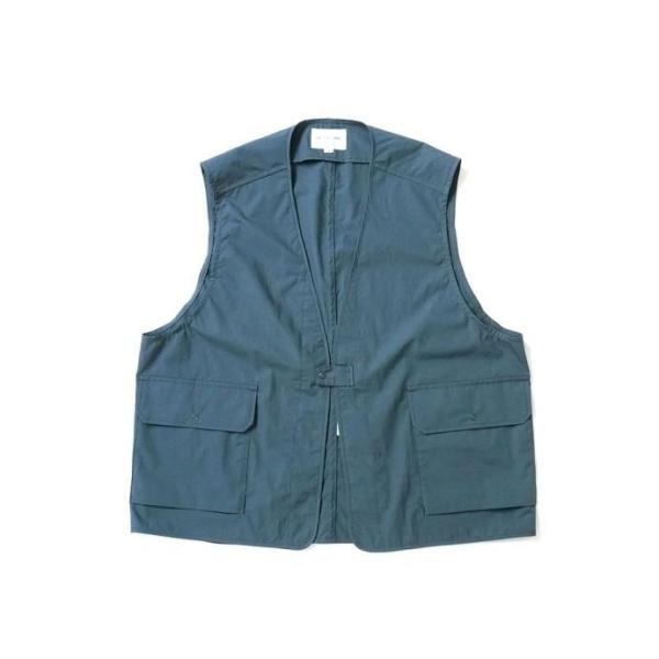 STILL BY HAND スティルバイハンド / VE02242 - TEAL BLUE コットン...