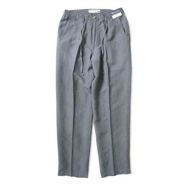 WEEKENDER / St. Barts Linen Pant - Charcoal Grey ウ...
