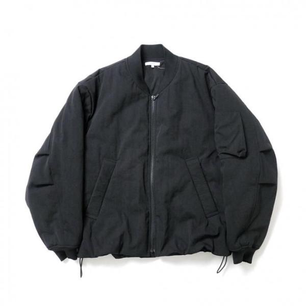 kontor / PADDED FLIGHT JACKET - BLACK シンサレートパデッド フ...