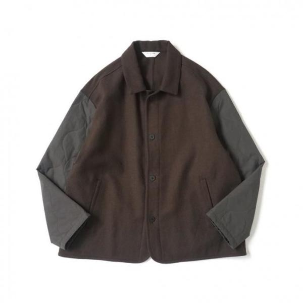 STILL BY HAND スティルバイハンド / BL05244 - BROWN ウール／キルティ...
